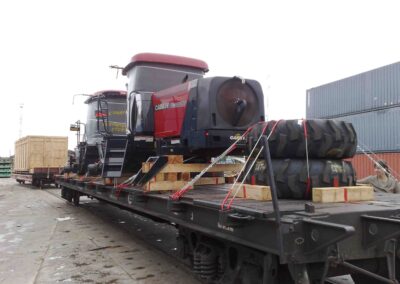Utrans cargo for railway carriage